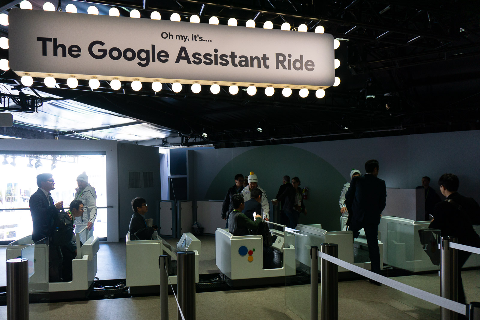 The Google Assistant Ride Loading Station